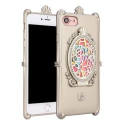 iPhone 7 Rose Diamond Mirror Case (Champagne Gold)